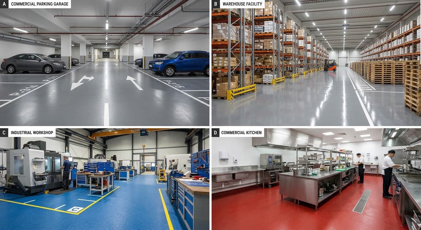 Beton yonmanın istifadə sahələri